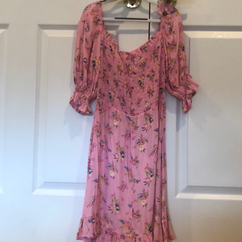 Lovely Pink Floral Sundress